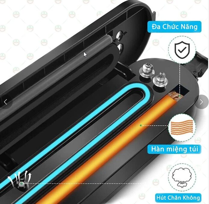 MÁY HÚT CHÂN KHÔNG THỰC PHẨM CAO CẤP VACUUM SEALER -TẶNG 10 TÚI CTB364 – BECHIP