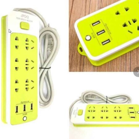 Ổ ĐIỆN XANH LÁ CÓ 3 USB SẠC ĐIỆN THOẠI – SU Ổ ĐIỆN XANH LÁ CÓ 3 USB SẠC ĐIỆN THOẠI – SU