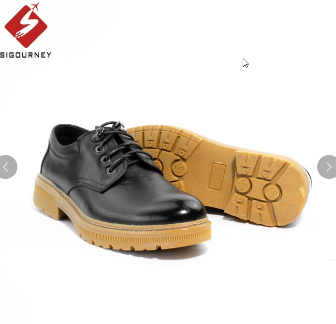 GIÀY ĐỐC DA BÒ MÀU ĐEN PHONG CÁCH BỤI BẶM SDR02 – SIGOURNEY