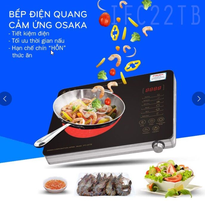 BẾP ĐIỆN QUANG HI-LIGHT IFC-22TB (HL) – OSAKA
