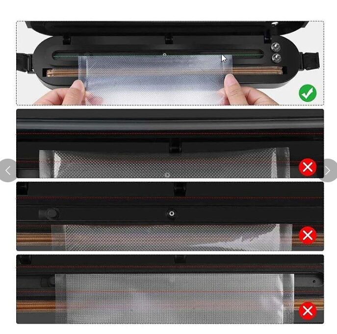 MÁY HÚT CHÂN KHÔNG THỰC PHẨM CAO CẤP VACUUM SEALER -TẶNG 10 TÚI CTB364 – BECHIP