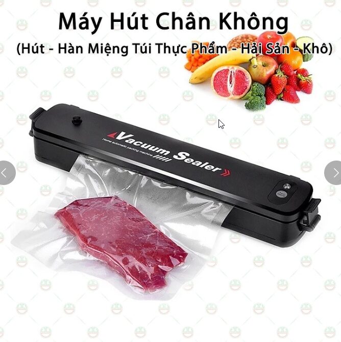 MÁY HÚT CHÂN KHÔNG THỰC PHẨM CAO CẤP VACUUM SEALER -TẶNG 10 TÚI CTB364 – BECHIP
