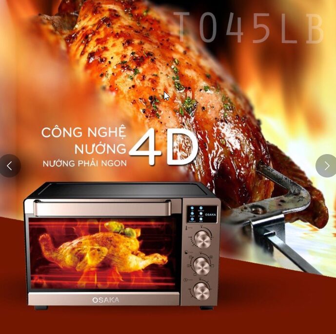 LÒ NƯỚNG THÙNG TO-45LB 45 LÍT – OSAKA