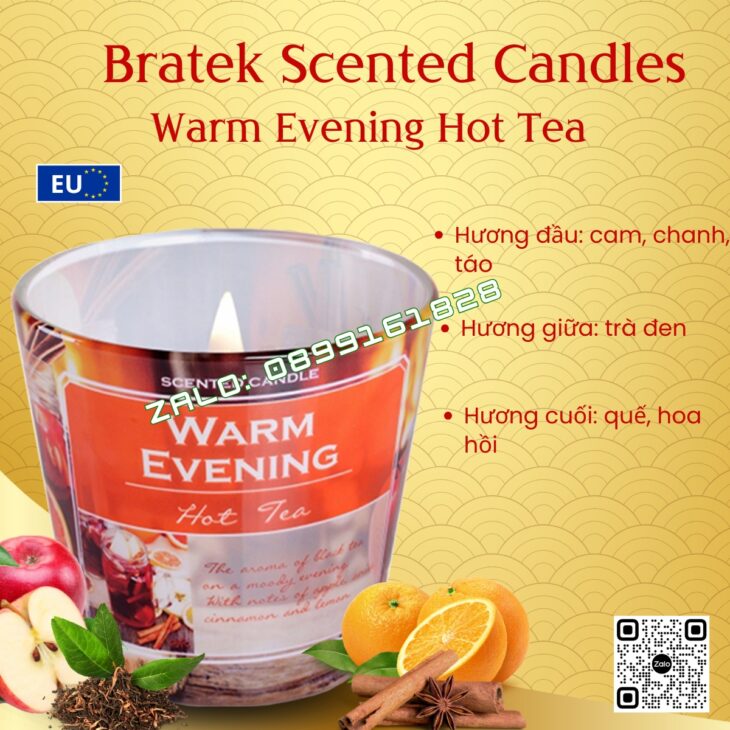 NẾN THƠM THIÊN NHIÊN BARTEK 115g, DECOR TRANG TRÍ, HỖ TRỢ KHỬ MÙI, QUÀ TẶNG Ý NGHĨA, NHẬP KHẨU EU