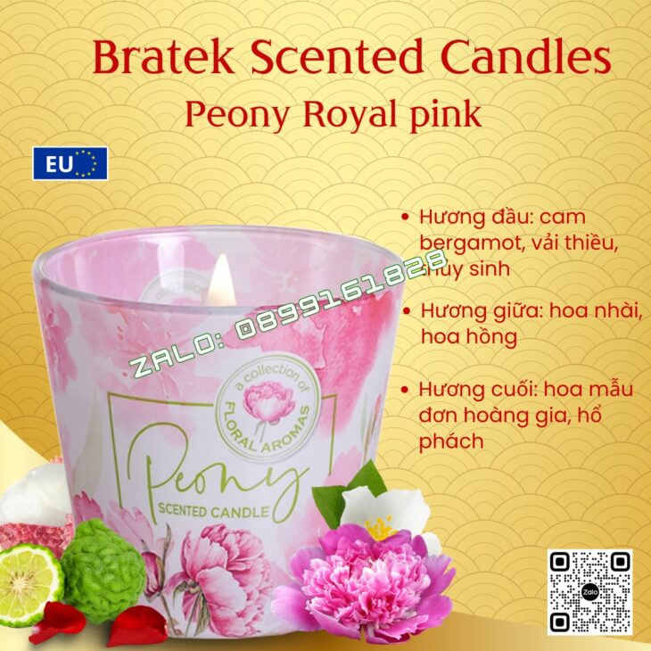 NẾN THƠM THIÊN NHIÊN BARTEK 115g, DECOR TRANG TRÍ, HỖ TRỢ KHỬ MÙI, QUÀ TẶNG Ý NGHĨA, NHẬP KHẨU EU