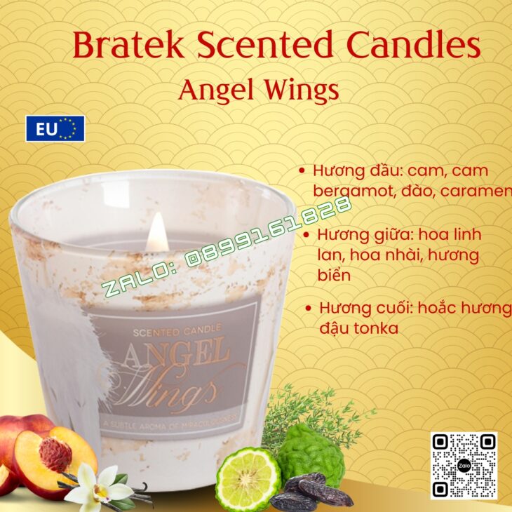 NẾN THƠM THIÊN NHIÊN BARTEK 115g, DECOR TRANG TRÍ, HỖ TRỢ KHỬ MÙI, QUÀ TẶNG Ý NGHĨA, NHẬP KHẨU EU