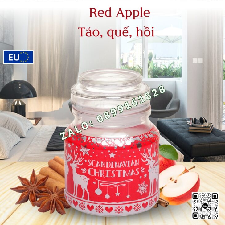 NẾN THƠM THIÊN NHIÊN BARTEK 130g, DECOR TRANG TRÍ, HỖ TRỢ KHỬ MÙI, QUÀ TẶNG Ý NGHĨA, NHẬP KHẨU EU