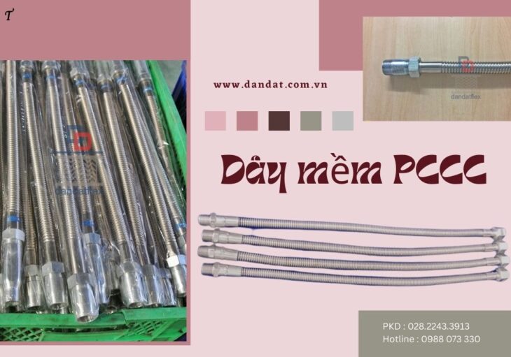 Khớp nối mềm inox chữa cháy, ống mềm cho đầu phun chữa cháy, khớp nối mềm sprinkler – thiết bị PCCC