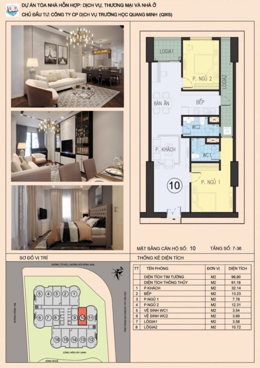 QMS TOWER: CĂN HỘ TRỌNG ĐIỂM KẾT NỐI TRUNG TÂM HÀ ĐÔNG