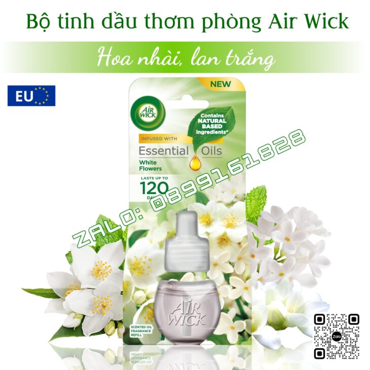 LỌ TINH DẦU THIÊN NHIÊN THƠM PHÒN AIR WICK 19ML, HỖ TRỢ KHỬ MÙI, NHẬP KHẨU CHÍNH HÃNG