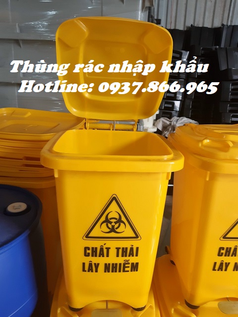 Thung rac 60l đap chan, Địa chỉ uy tín cung cấp thùng rác các loại, bán thùng rác
