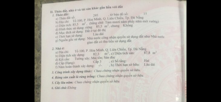 HOT HOT CẦN BÁN NHANH nhà đẹp 2 tầng 145 Nguyễn Thúy, Hòa Minh – Đà Nẵng