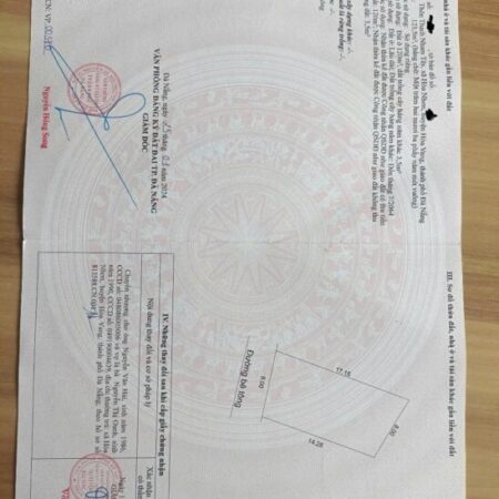 CHÍNH CHỦ Cần Bán Đất Ở Tại Thạch Nham Tây, Xã Hòa Nhơn, Huyện Hoà Vang, TP. Đà Nẵng.