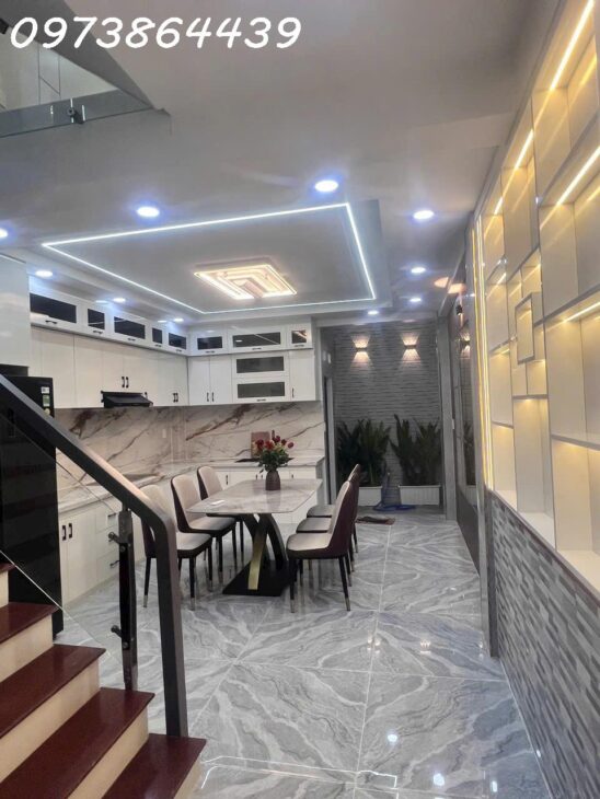 BÁN NHÀ PHỐ QUẬN 12 – 4 TẦNG FULL NỘI THẤT – 57,5M2 – GIÁ NHỈNH 5 TỶ