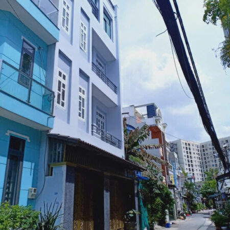 Nhà 5 tầng gần Emart Phan Huy Ích, 120m2, ngang 7, 8PN, hẻm xe tải tránh chỉ hơn 12 tỷ