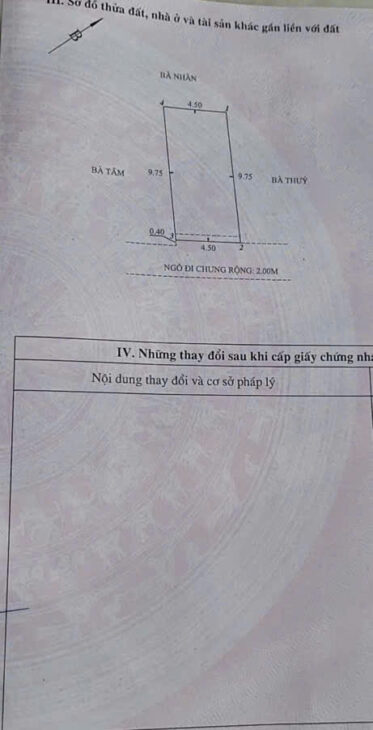 Bán nhà Hào Khê – Quán Nam, 44m 3 tầng, Giá 2.98 tỉ, độc lập dân xây