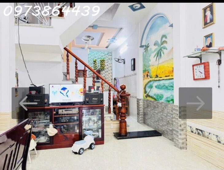 ???? BÁN NHÀ TÂN CHÁNH HIỆP 07– Q.12 ???? 3 TẦNG BTCT – 4PN – HẺM XE HƠI THÔNG – GẦN CHỢ – GIÁ CHỈ