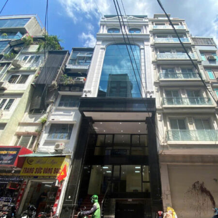 Bán toà nhà Khương Trung, 8 tầng + 1 hầm, dòng tiền 140tr/tháng, thang máy xịn, mặt tiền rộng, 113m2