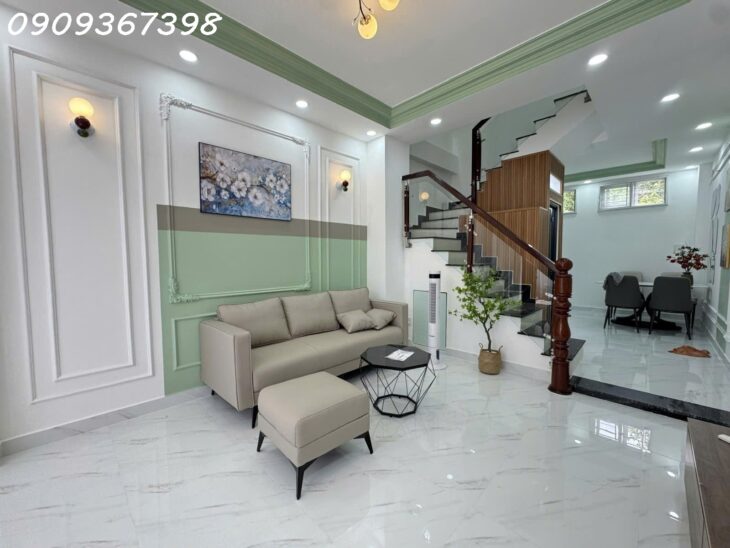 CHỈ 5.9 TỶ – NHÀ 3 TẦNG ÂU DƯƠNG LÂN – CÁCH QUẬN 1 CHỈ 1KM – FULL NỘI THẤT.