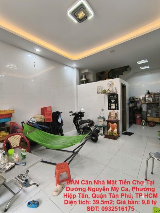 NHÀ ĐẸP- GIÁ TỐT – CHÍNH CHỦ CẦN BÁN Căn Nhà Mặt Tiền Chợ Vị Trí Tại Quận Tân Phú, TP HCM