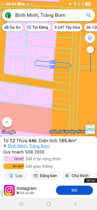 🌟 Đất nền mặt tiền đường nhựa Bình Minh, Quảng Tiến – 1.6 tỷ 🌟