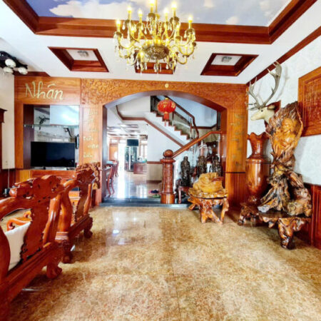 Bán Biệt thự 5 lầu mái Thái MTKD Spa Nguyễn Văn Khối 7m 266m2 có hầm, hồ bơi chỉ 22.5 tỷ