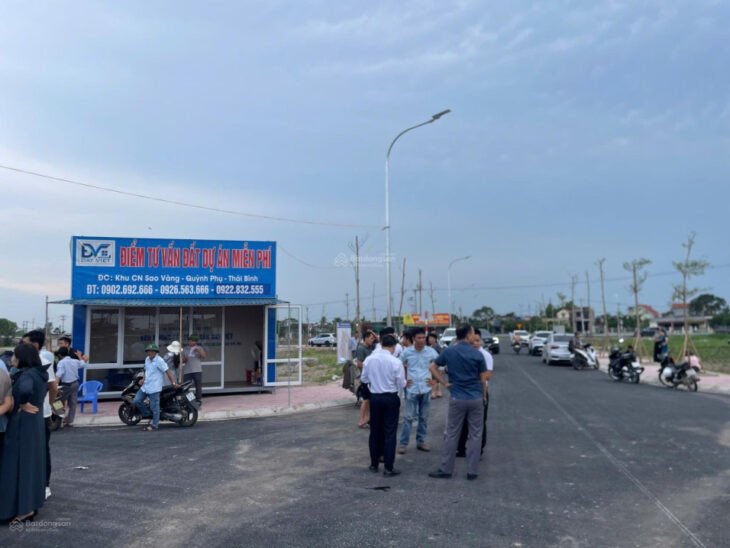 Bán đất dự án Quang Trung, Quỳnh Mỹ gần trường học liên cấp, KCN, ủy ban xã, chợ.