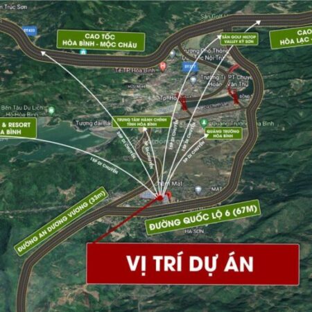Quỹ đất nền giá đầu tư đợt 1 TP Hòa Bình. Cơ hôi x2 x3 tài sản.