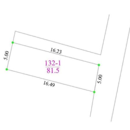F0 Võng Xuyên, 81.5m ô góc, sát hồ điều hòa. Giá đẹp