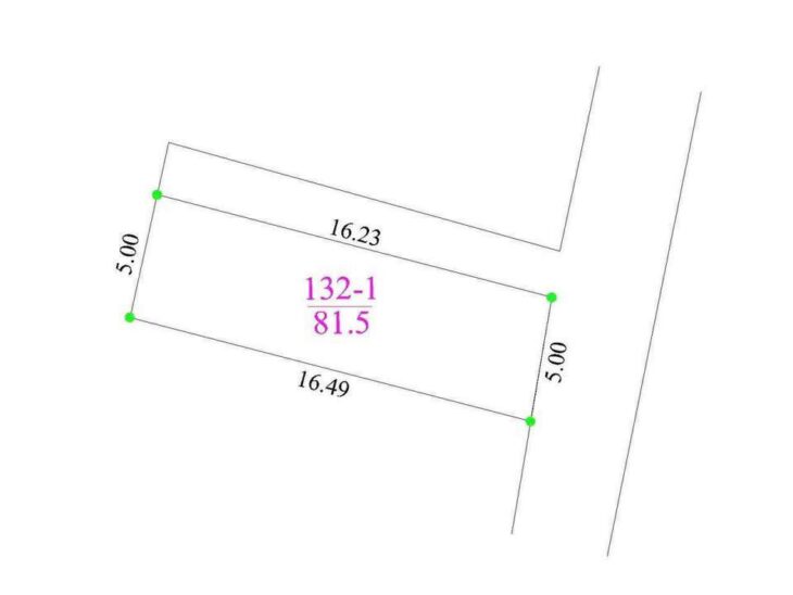 F0 Võng Xuyên, 81.5m ô góc, sát hồ điều hòa. Giá đẹp