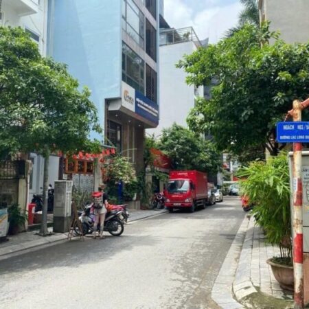 Bán nhà Lạc Long Quân lô góc oto thang máy gần phố 81m 7tầng 25,3 tỷ