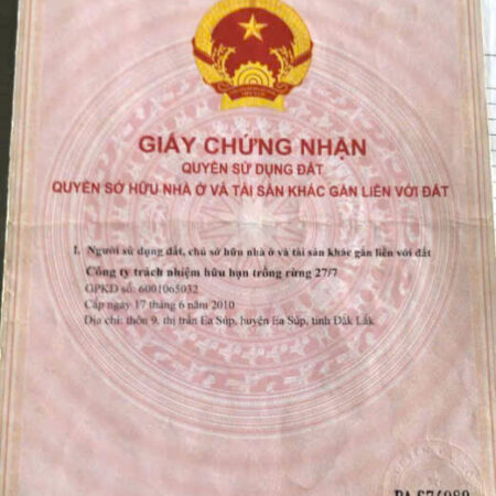 200 Hecta Đất Nông Lâm H. Ea Sup, Mặt Tiền QL 29, Giá Đầu Tư chỉ 25 tỷ