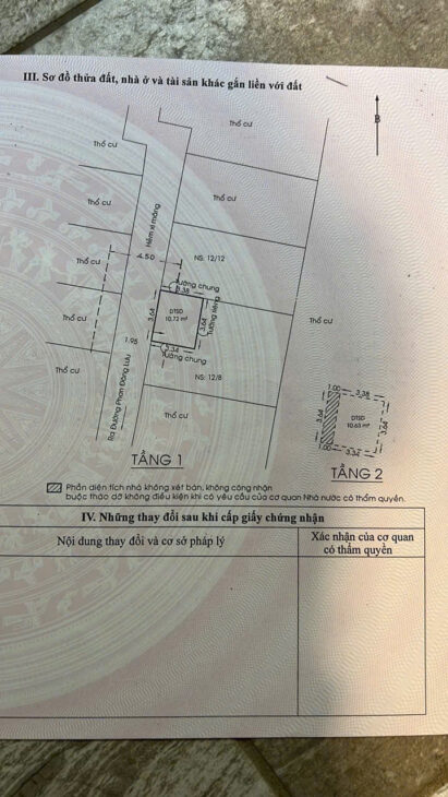 Cần Bán nhà Phan Đăng Lưu, P.Gia Định (P7 cũ), 3.64×3.38m(CN 12.3m2),1 lầu, 1.9 tỷ