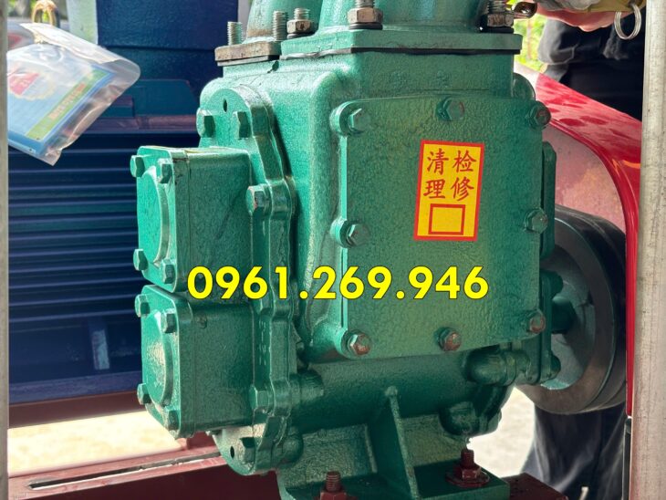 Bơm bùn đặc chống tắc sên 100 động cơ 15kw