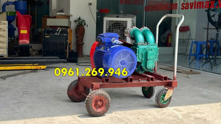 Bơm bùn đặc chống tắc sên 100 động cơ 15kw