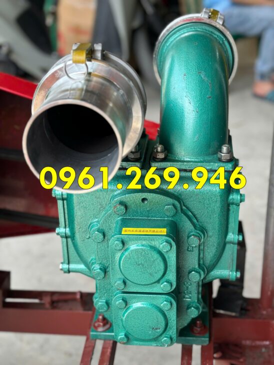 Bơm bùn đặc chống tắc sên 100 động cơ 15kw