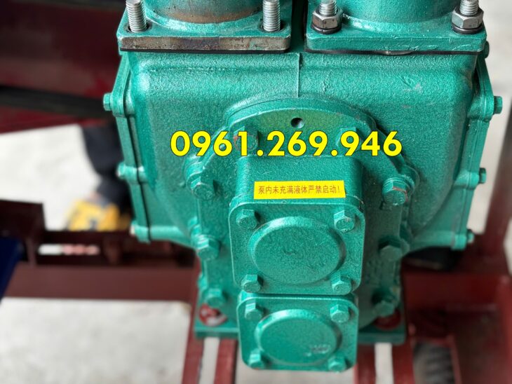 Bơm bùn đặc chống tắc sên 100 động cơ 15kw