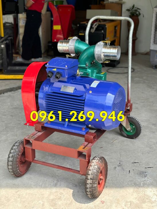 Bơm bùn đặc chống tắc sên 100 động cơ 15kw