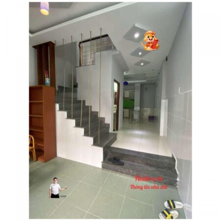 Cho thuê nhà Bùi Đình Túy, P.24, 1 trệt, 2 lầu, ST, Đủ NT, 16.5tr