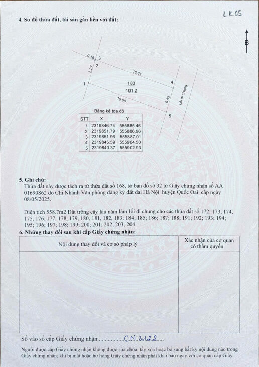 Đất nền Láng Hòa Lạc giá 2.8 tỷ diện tích 100m2 gần khu công nghệ cao – Nguyễn Hùng BĐS – 0989333012