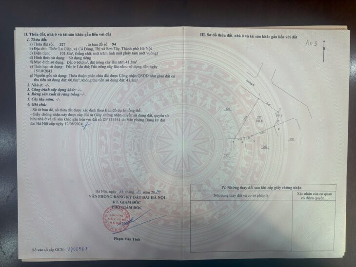 Đất nền Láng Hòa Lạc giá 2.4 tỷ – 100m2, sát ĐH Quốc Gia, gần chợ, xây dựng tự do Nguyễn Hùng BĐS