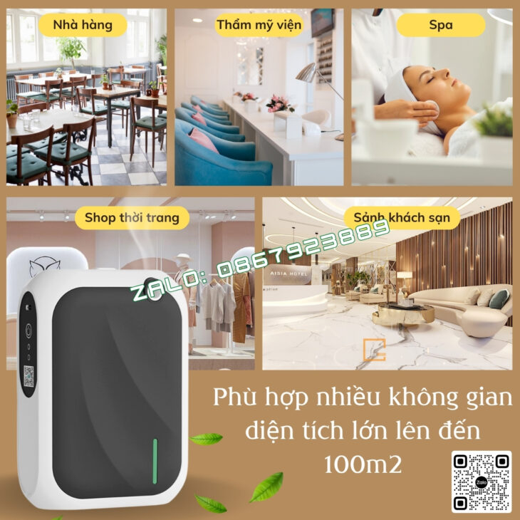 MÁY TẠO HƯƠNG THƠM SAPAROMA GALAXY GO 140ml, THƠM PHÒNG, HỖ TRỢ KHỬ MÙI, SPA, NHÀ HÀNG, KHÁCH SẠN,..