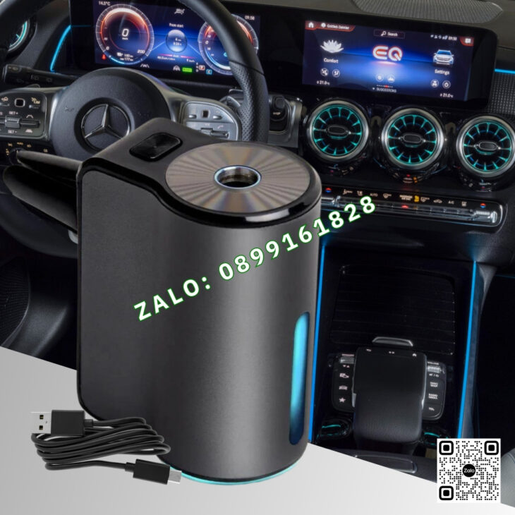 MÁY TẠO HƯƠNG THƠM TỰ ĐỘNG CÀI CỬA GIÓ Ô TÔ SAPAROMA – GALAXY CAR PRO, HỖ TRỢ KHỬ MÙI XE HƠI