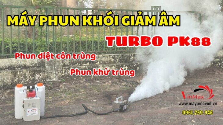 Máy phun khói Turbo PK88 siêu giảm âm, khử trùng dịch bệnh cho chuồng trại chăn nuôi