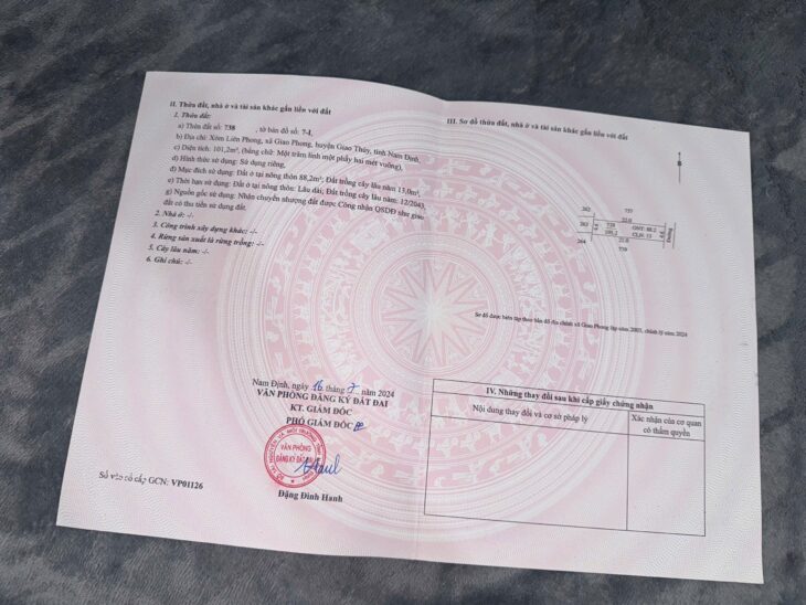 Đất nền Quất Lâm 1.55 tỷ – 100m² gần biển, sổ riêng, dân cư sầm uất – Nguyễn Hùng BĐS – 0989333012