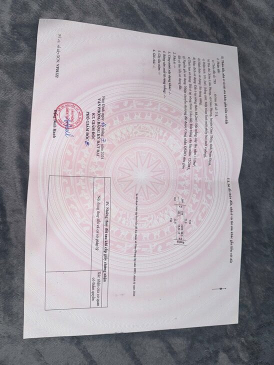 Đất nền Quất Lâm 1.9 tỷ – 100m² gần trường học và khu vui chơi – Nguyễn Hùng BĐS – 0989333012