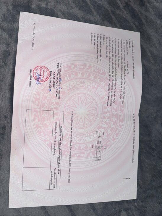 Đất nền Quất Lâm 2.25 tỷ – 100m² trung tâm dịch vụ du lịch – Nguyễn Hùng BĐS – 0989333012