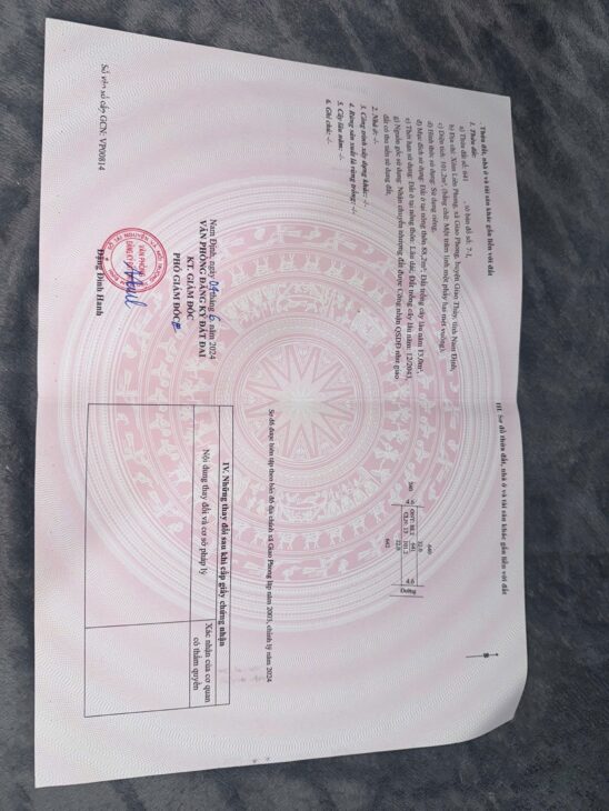 Đất nền Quất Lâm 1.6 tỷ – 100m² gần UBND xã, tiện xây nhà ở lâu dài – Nguyễn Hùng BĐS – 0989333012