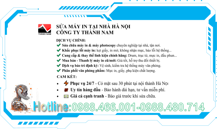 DỊCH VỤ ĐỔ MỰC, SỬA MÁY IN TẠI NHÀ HÀ NỘI – NHANH CHÓNG, GIÁ RẺ, UY TÍN