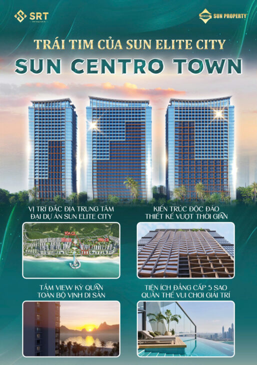 Chính thức booking căn hộ dự án Sun Centro Town Hạ Long chỉ từ 50 triệu có hoàn lại